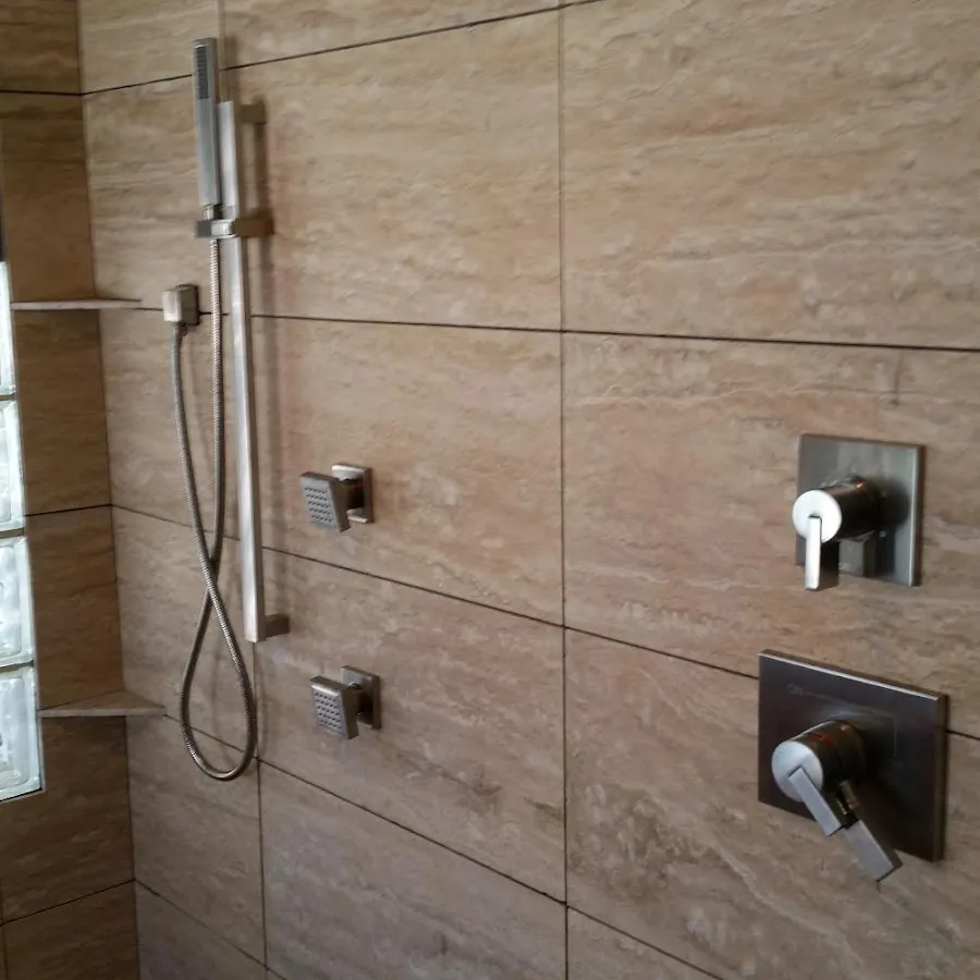Shower fixture installation for Water Heater Replacement in Vadnais Heights